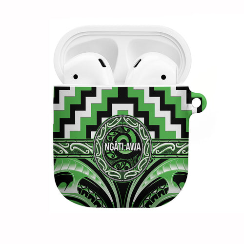 Aotearoa Ngati Awa AirPods Case Maori Iwi Poutama Puhoro Tattoo