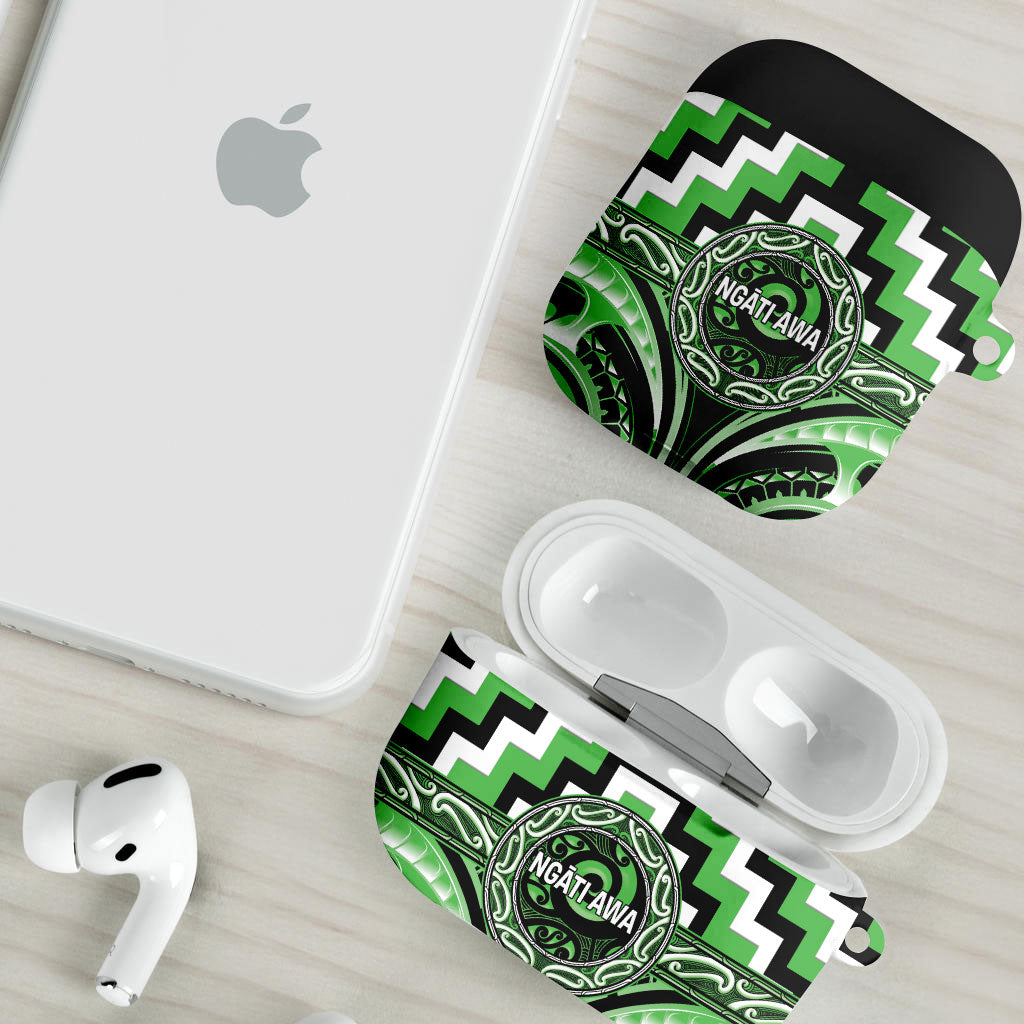Aotearoa Ngati Awa AirPods Case Maori Iwi Poutama Puhoro Tattoo