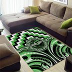 Aotearoa Ngati Awa Area Rug Maori Iwi Poutama Puhoro Tattoo