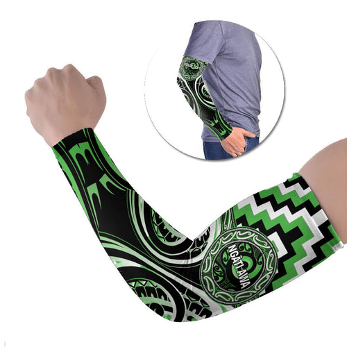 Aotearoa Ngati Awa Personalised Arm Sleeves Maori Iwi Poutama Puhoro Tattoo