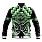 Aotearoa Ngati Awa Personalised Baseball Jacket Maori Iwi Poutama Puhoro Tattoo