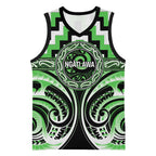Aotearoa Ngati Awa Personalised Basketball Jersey Maori Iwi Poutama Puhoro Tattoo