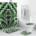 Aotearoa Ngati Awa Bathroom Set Maori Iwi Poutama Puhoro Tattoo