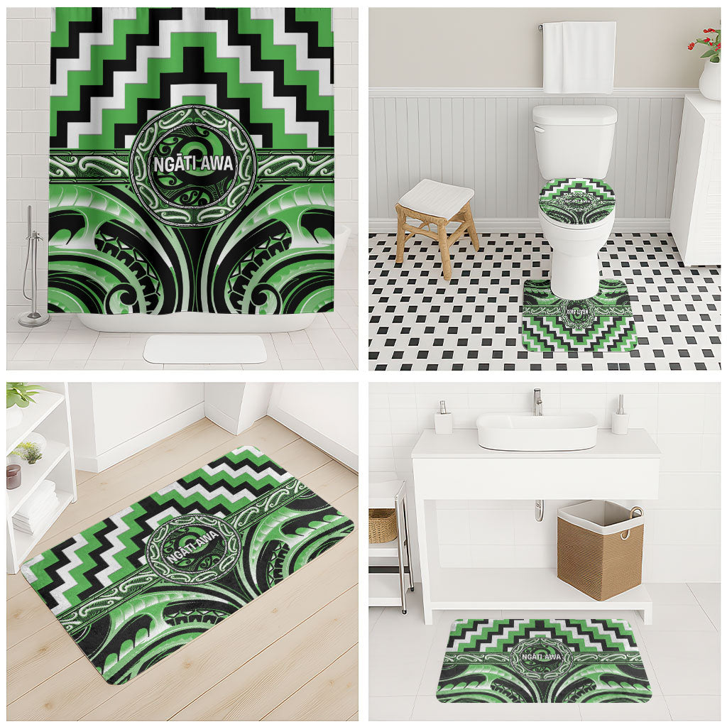 Aotearoa Ngati Awa Bathroom Set Maori Iwi Poutama Puhoro Tattoo