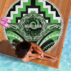 Aotearoa Ngati Awa Beach Blanket Maori Iwi Poutama Puhoro Tattoo