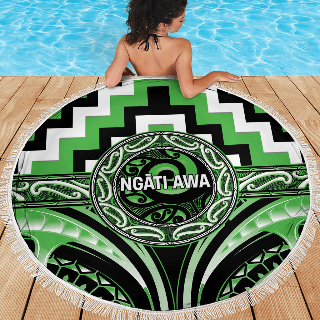 Aotearoa Ngati Awa Beach Blanket Maori Iwi Poutama Puhoro Tattoo