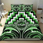 Aotearoa Ngati Awa Bedding Set Maori Iwi Poutama Puhoro Tattoo