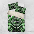 Aotearoa Ngati Awa Bedding Set Maori Iwi Poutama Puhoro Tattoo