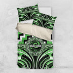 Aotearoa Ngati Awa Bedding Set Maori Iwi Poutama Puhoro Tattoo