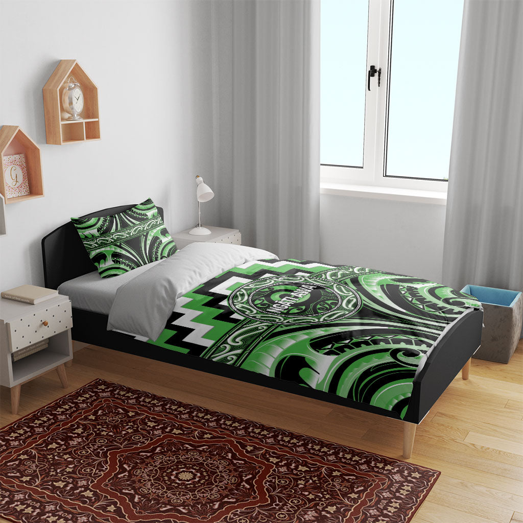 Aotearoa Ngati Awa Bedding Set Maori Iwi Poutama Puhoro Tattoo