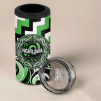 Aotearoa Ngati Awa Personalised 4 in 1 Can Cooler Tumbler Maori Iwi Poutama Puhoro Tattoo
