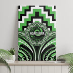 Aotearoa Ngati Awa Canvas Wall Art Maori Iwi Poutama Puhoro Tattoo