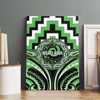 Aotearoa Ngati Awa Canvas Wall Art Maori Iwi Poutama Puhoro Tattoo