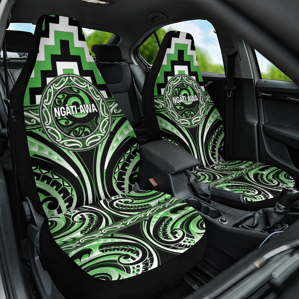 Aotearoa Ngati Awa Car Seat Cover Maori Iwi Poutama Puhoro Tattoo