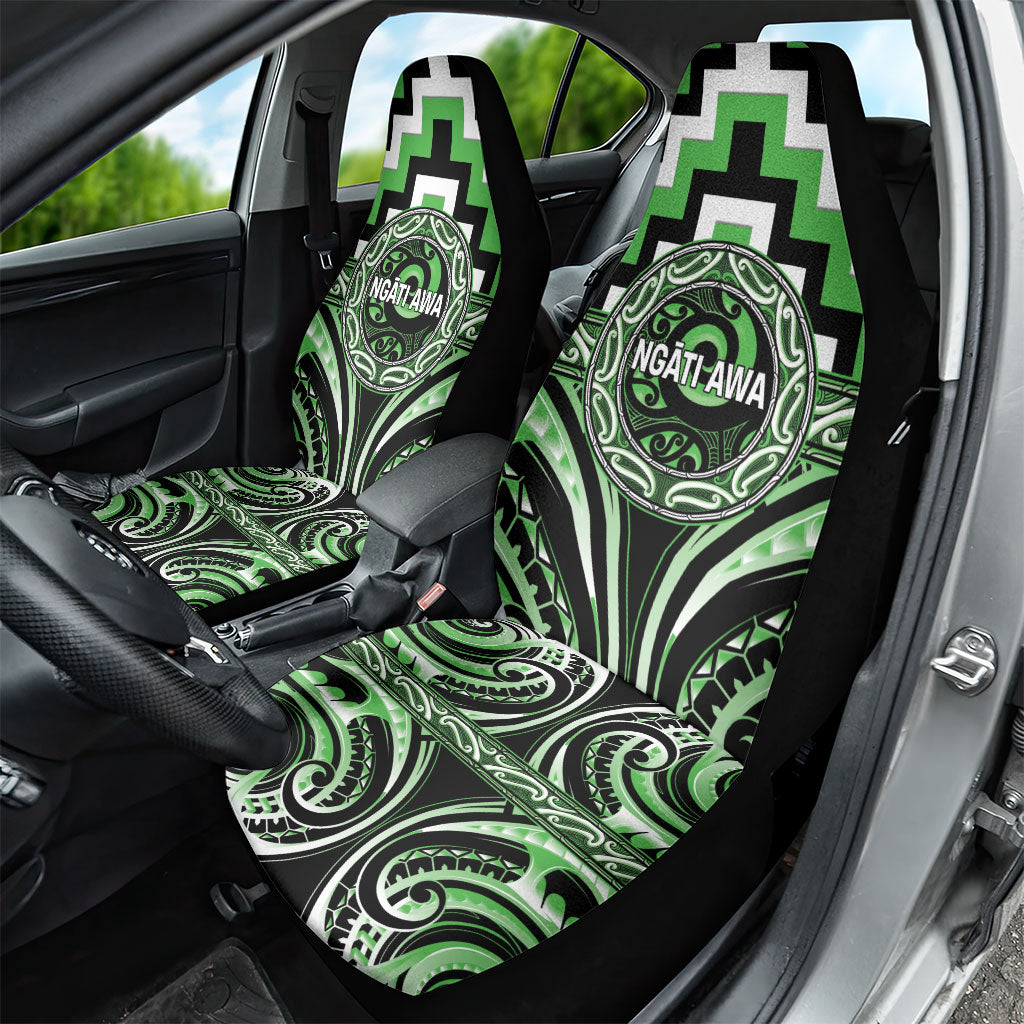 Aotearoa Ngati Awa Car Seat Cover Maori Iwi Poutama Puhoro Tattoo