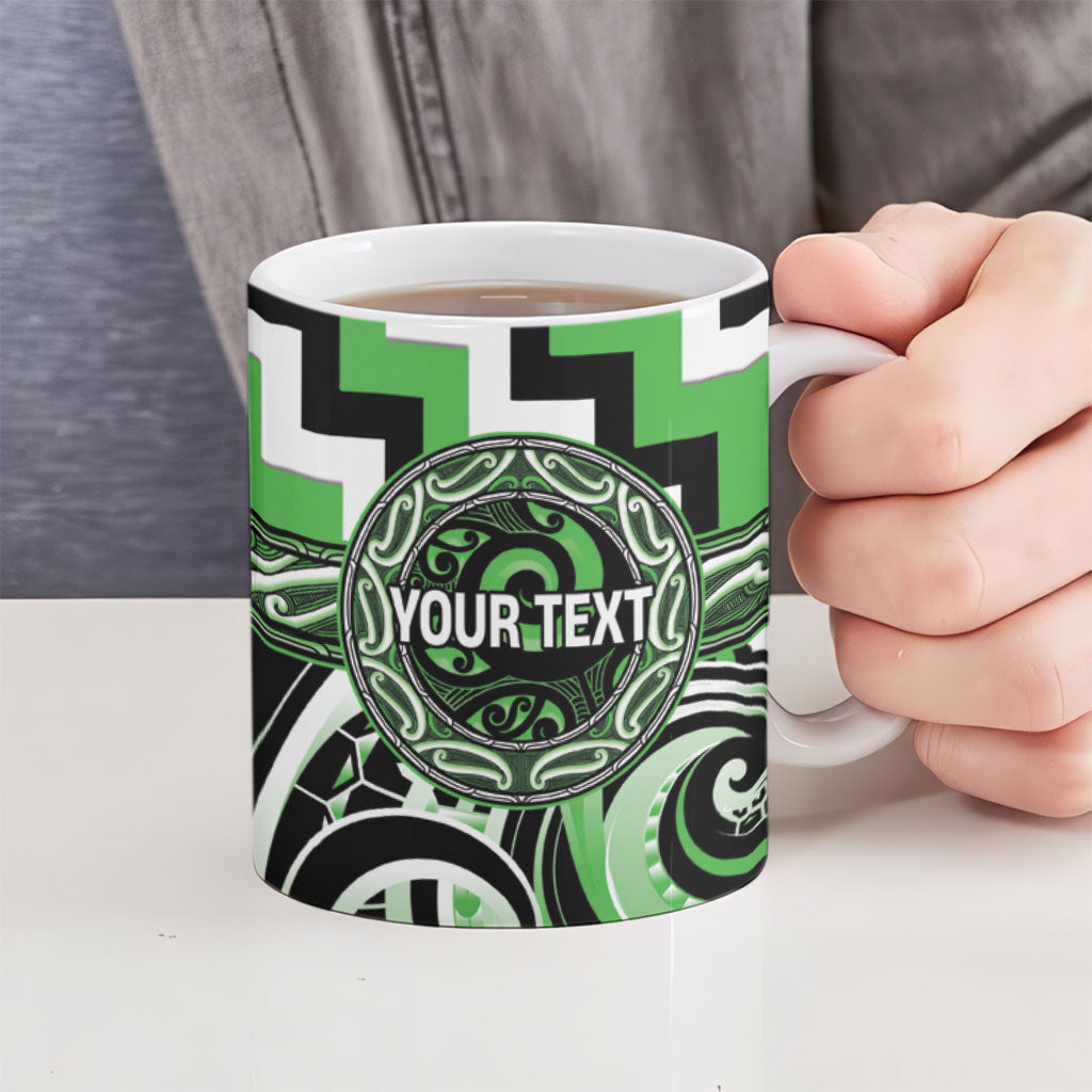 Aotearoa Ngati Awa Personalised Ceramic Mug Maori Iwi Poutama Puhoro Tattoo