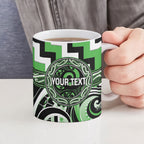 Aotearoa Ngati Awa Personalised Ceramic Mug Maori Iwi Poutama Puhoro Tattoo