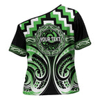 Aotearoa Ngati Awa Personalised Cross Shoulder Shirt Maori Iwi Poutama Puhoro Tattoo