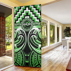 Aotearoa Ngati Awa Personalised Door Cover Maori Iwi Poutama Puhoro Tattoo
