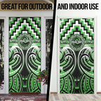 Aotearoa Ngati Awa Personalised Door Cover Maori Iwi Poutama Puhoro Tattoo