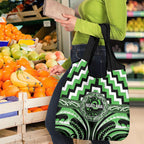 Aotearoa Ngati Awa Grocery Bag Maori Iwi Poutama Puhoro Tattoo