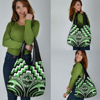 Aotearoa Ngati Awa Grocery Bag Maori Iwi Poutama Puhoro Tattoo
