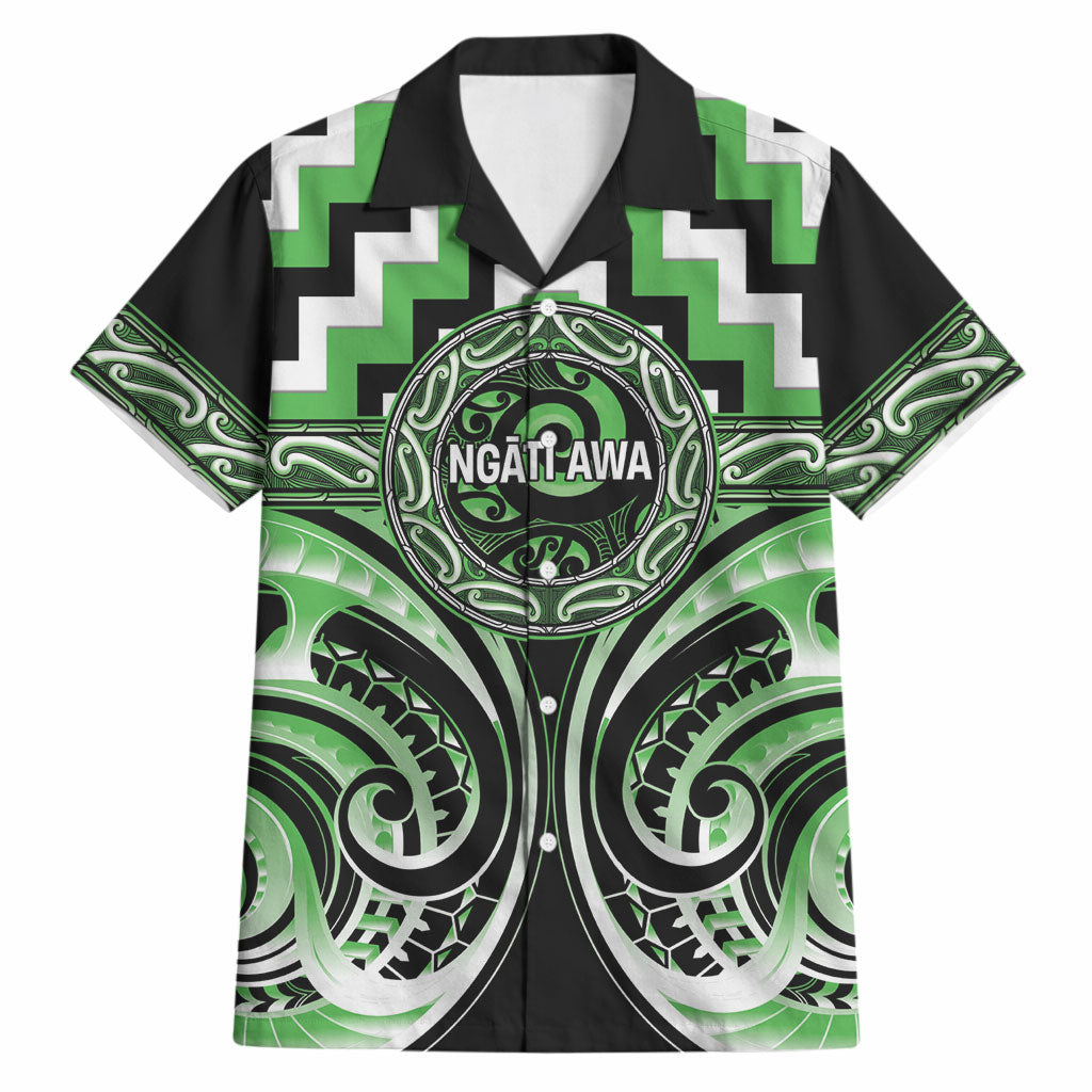 Aotearoa Ngati Awa Personalised Hawaiian Shirt Maori Iwi Poutama Puhoro Tattoo