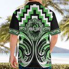 Aotearoa Ngati Awa Personalised Hawaiian Shirt Maori Iwi Poutama Puhoro Tattoo