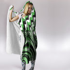 Aotearoa Ngati Awa Hooded Blanket Maori Iwi Poutama Puhoro Tattoo