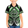 Aotearoa Ngati Awa Personalised Kid Hawaiian Shirt Maori Iwi Poutama Puhoro Tattoo