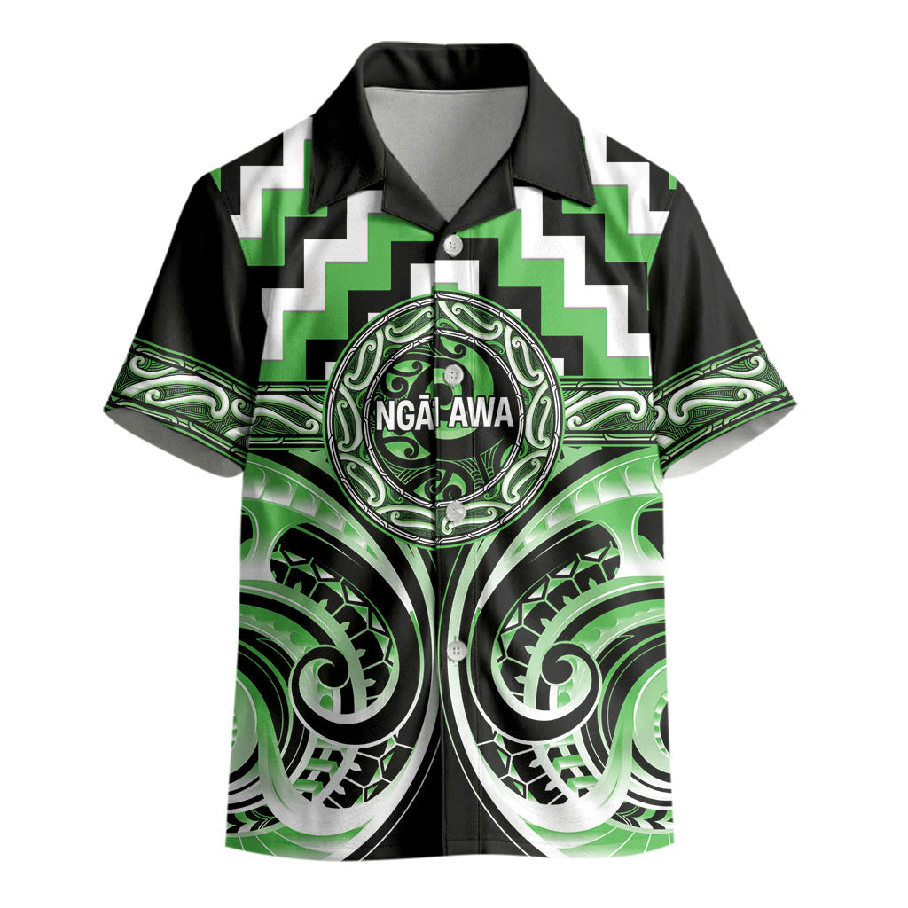 Aotearoa Ngati Awa Personalised Kid Hawaiian Shirt Maori Iwi Poutama Puhoro Tattoo