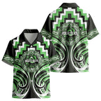 Aotearoa Ngati Awa Personalised Kid Hawaiian Shirt Maori Iwi Poutama Puhoro Tattoo