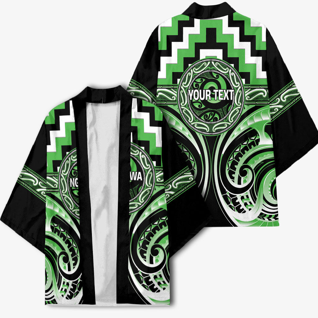 Aotearoa Ngati Awa Personalised Kimono Maori Iwi Poutama Puhoro Tattoo