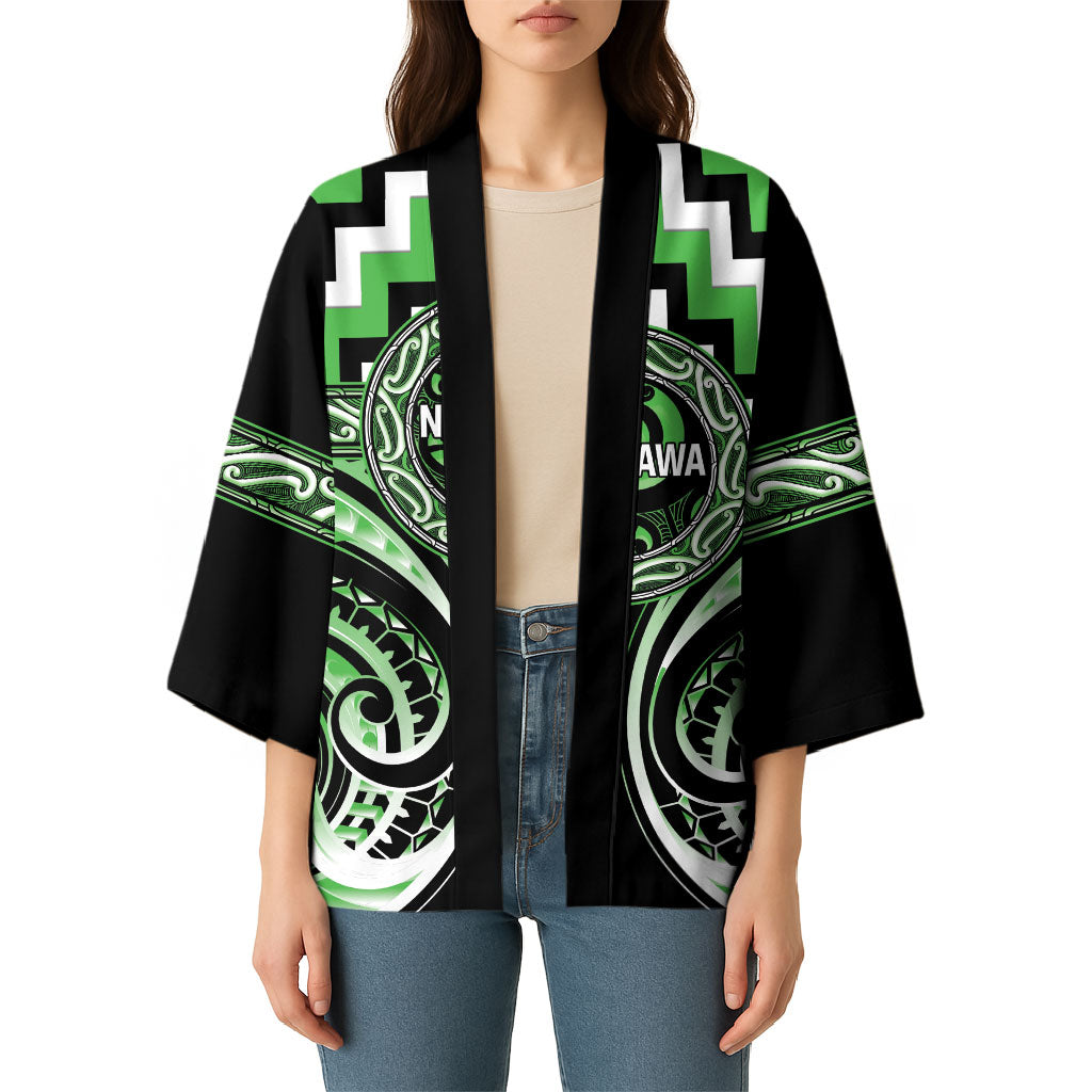 Aotearoa Ngati Awa Personalised Kimono Maori Iwi Poutama Puhoro Tattoo