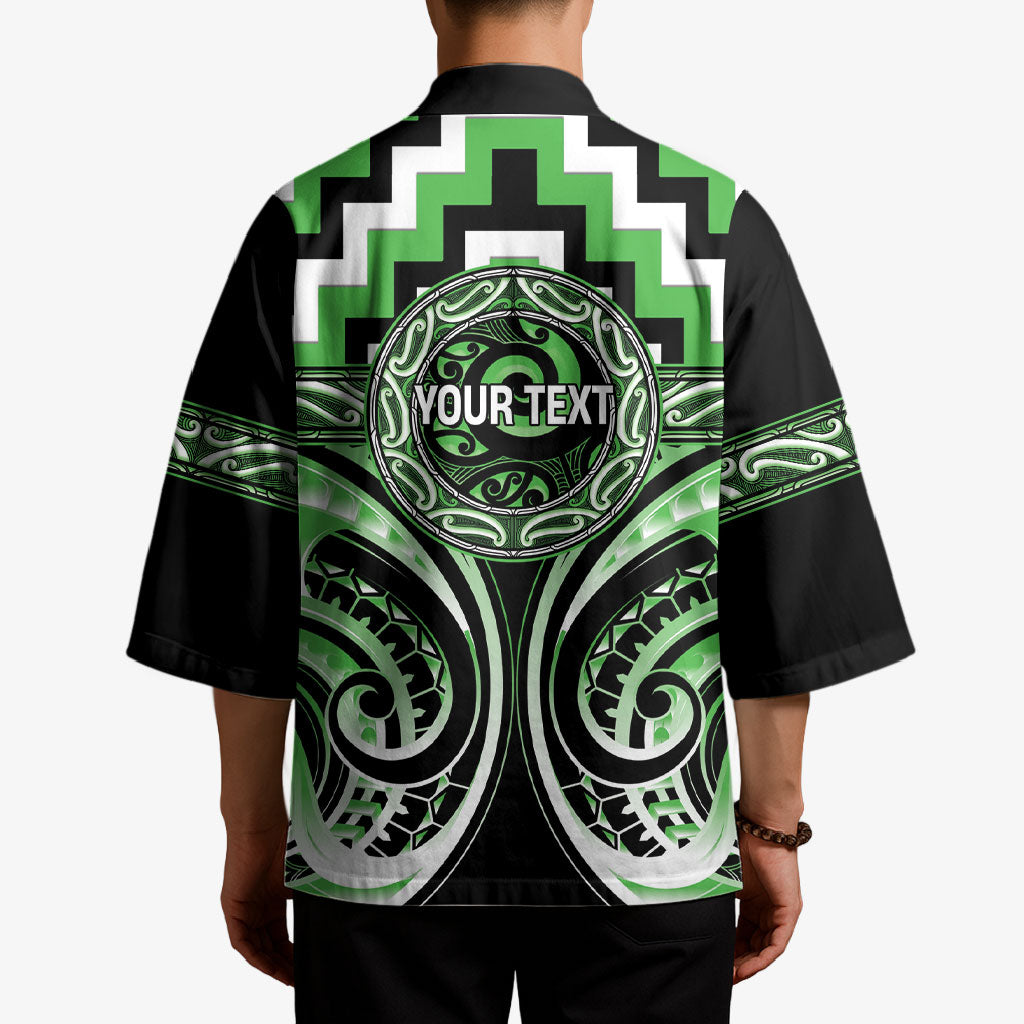 Aotearoa Ngati Awa Personalised Kimono Maori Iwi Poutama Puhoro Tattoo
