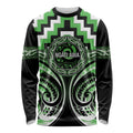 Aotearoa Ngati Awa Personalised Long Sleeve Shirt Maori Iwi Poutama Puhoro Tattoo