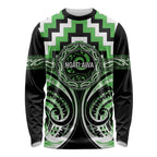 Aotearoa Ngati Awa Personalised Long Sleeve Shirt Maori Iwi Poutama Puhoro Tattoo