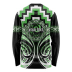 Aotearoa Ngati Awa Personalised Long Sleeve Shirt Maori Iwi Poutama Puhoro Tattoo