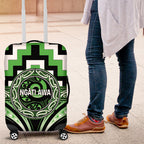 Aotearoa Ngati Awa Luggage Cover Maori Iwi Poutama Puhoro Tattoo
