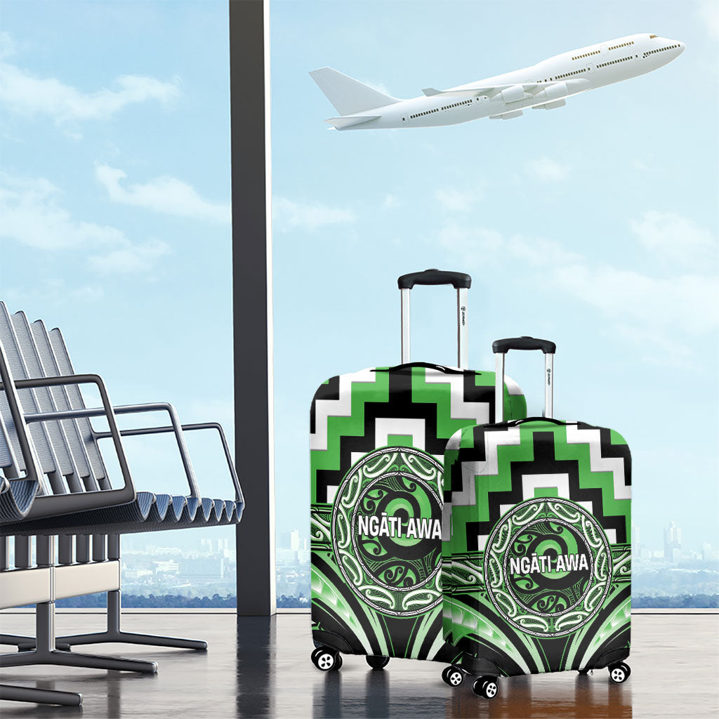 Aotearoa Ngati Awa Luggage Cover Maori Iwi Poutama Puhoro Tattoo