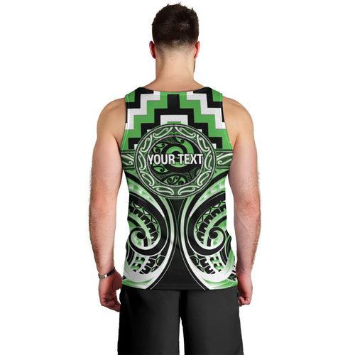 Aotearoa Ngati Awa Personalised Men Tank Top Maori Iwi Poutama Puhoro Tattoo