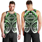 Aotearoa Ngati Awa Personalised Men Tank Top Maori Iwi Poutama Puhoro Tattoo