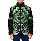 Aotearoa Ngati Awa Personalised Padded Jacket Maori Iwi Poutama Puhoro Tattoo