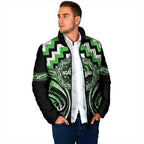 Aotearoa Ngati Awa Personalised Padded Jacket Maori Iwi Poutama Puhoro Tattoo