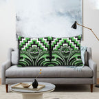 Aotearoa Ngati Awa Pillow Cover Maori Iwi Poutama Puhoro Tattoo