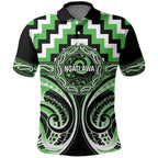 Aotearoa Ngati Awa Personalised Polo Shirt Maori Iwi Poutama Puhoro Tattoo