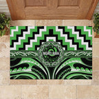 Aotearoa Ngati Awa Rubber Doormat Maori Iwi Poutama Puhoro Tattoo
