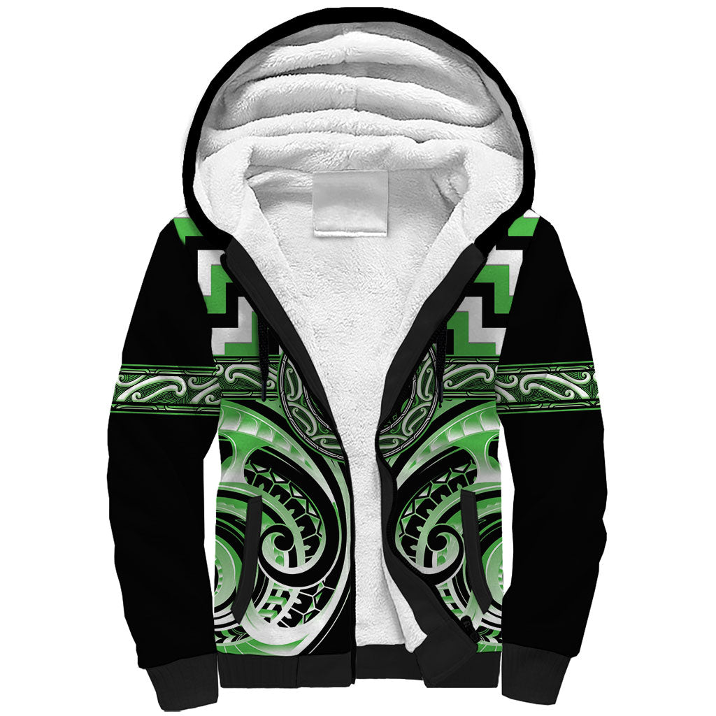 Aotearoa Ngati Awa Personalised Sherpa Hoodie Maori Iwi Poutama Puhoro Tattoo
