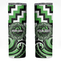 Aotearoa Ngati Awa Personalised Skinny Tumbler Maori Iwi Poutama Puhoro Tattoo