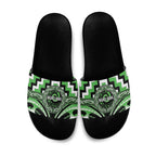 Aotearoa Ngati Awa Slide Sandals Maori Iwi Poutama Puhoro Tattoo